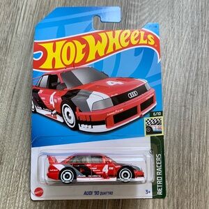 Hot Wheels Audi 1990 Quattro Red Race Car 90s Retro Racer Hotwheels 2023 New